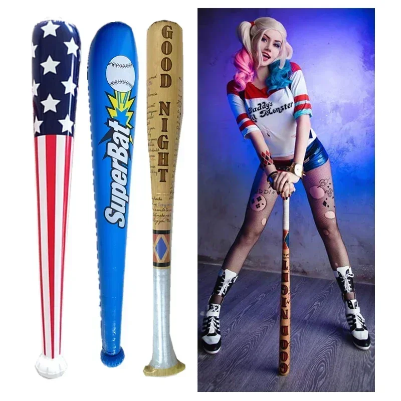Cosplay Bat Prop - Beauty Girl Solid Wood Baseball Harleen