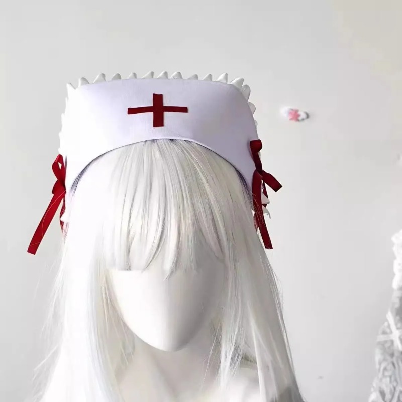 Cosplay Prop Bow - New Y2K Gothic Dark Punk Nurse