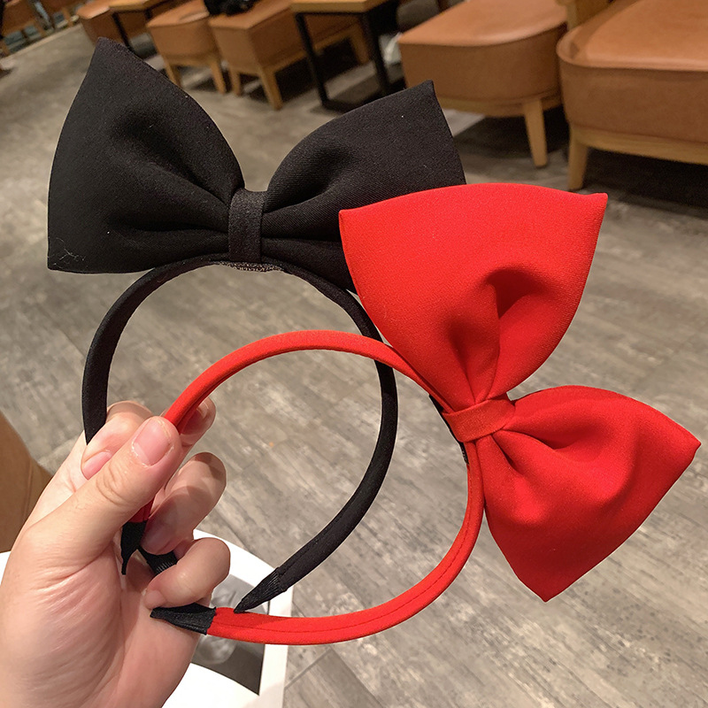 Cute Girls Red Big Bow Headban - Cosplay Prop Bow ulasan dan harga