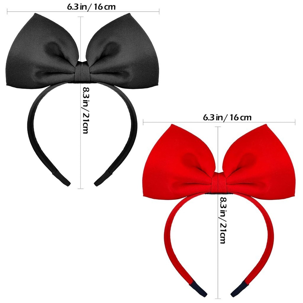 Cute Girls Red Big Bow Headban - Cosplay Prop Bow ulasan dan harga