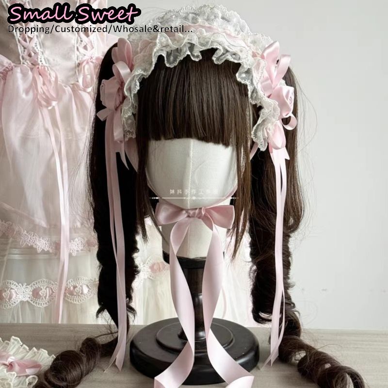 Lolita Headband Gothic Y2K Gir - Cosplay Prop Bow ulasan dan harga