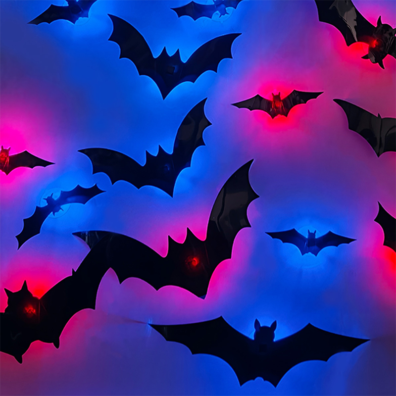Halloween 3D Bat Wall Sticker  - Cosplay Bat Prop ulasan dan harga
