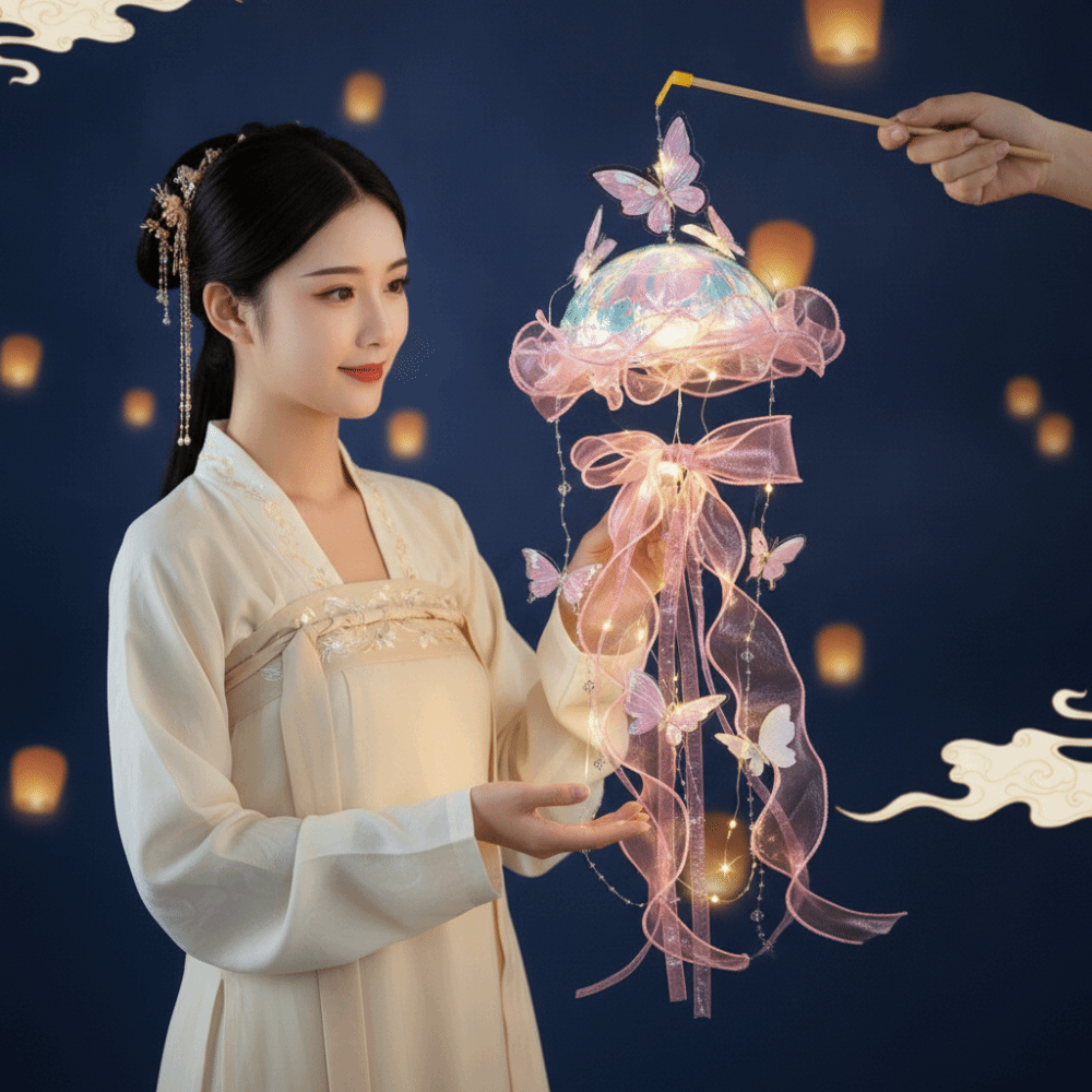 Handmade Jellyfish Lantern Glo - Easy Cosplay Prop ulasan dan harga