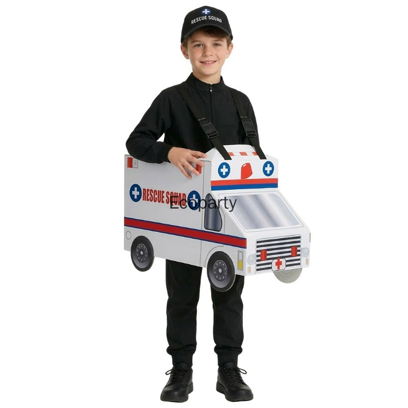 Kids Funny Fire Engine Ambulan - Cosplay Fire Prop ulasan dan harga