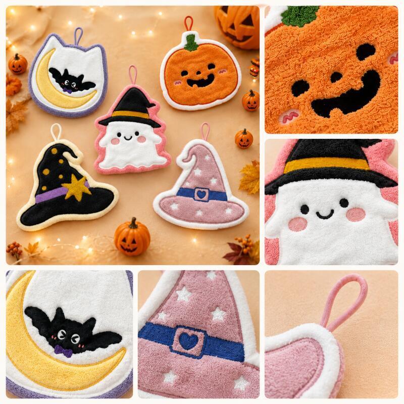 Funny Halloween Hand Towels, P - Cosplay Bat Prop ulasan dan harga
