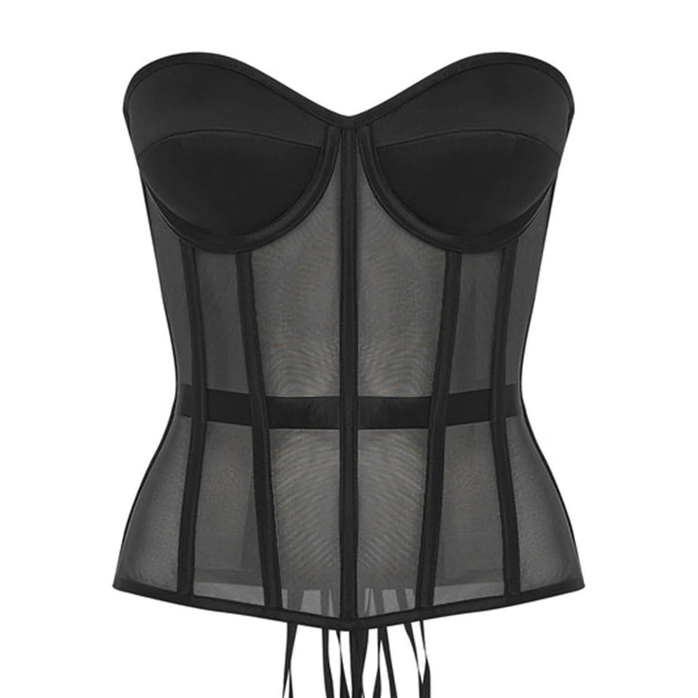 Women Corset Bustier Tops Sexy - Boning Corset Steel ulasan dan harga