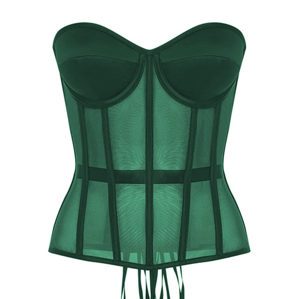 Women Corset Bustier Tops Sexy - Boning Corset Steel ulasan dan harga