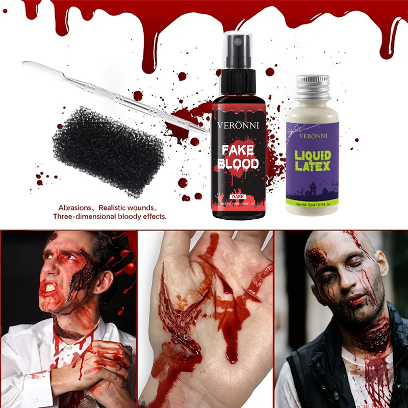 Liquid Latex SFX Makeup Kit wi - Body Paint Sfx ulasan dan harga