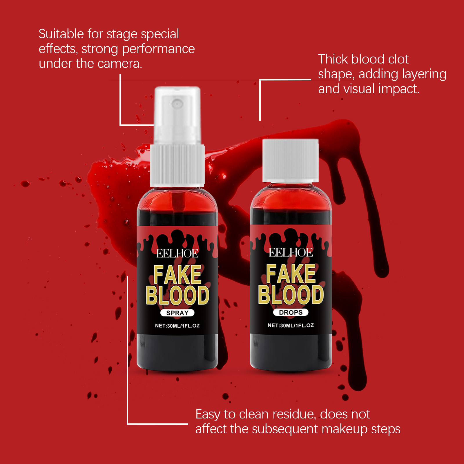 Professional Halloween Fake Bl - Body Paint Sfx ulasan dan harga