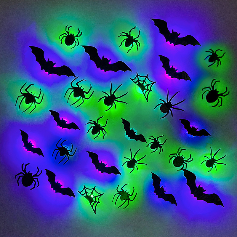 Halloween 3D Stereo LED Flash  - Cosplay Bat Prop ulasan dan harga