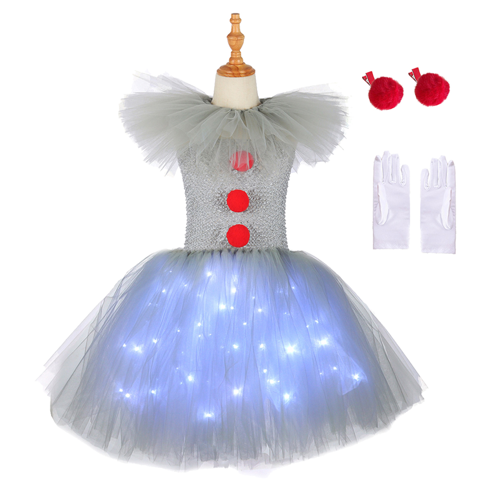 Gray Joker Girls Halloween LED - Cosplay Prop Bow ulasan dan harga