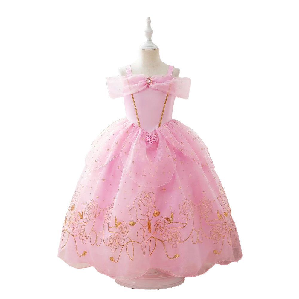 Girls Pink Princess Dress Off  - Cosplay Prop Bow ulasan dan harga