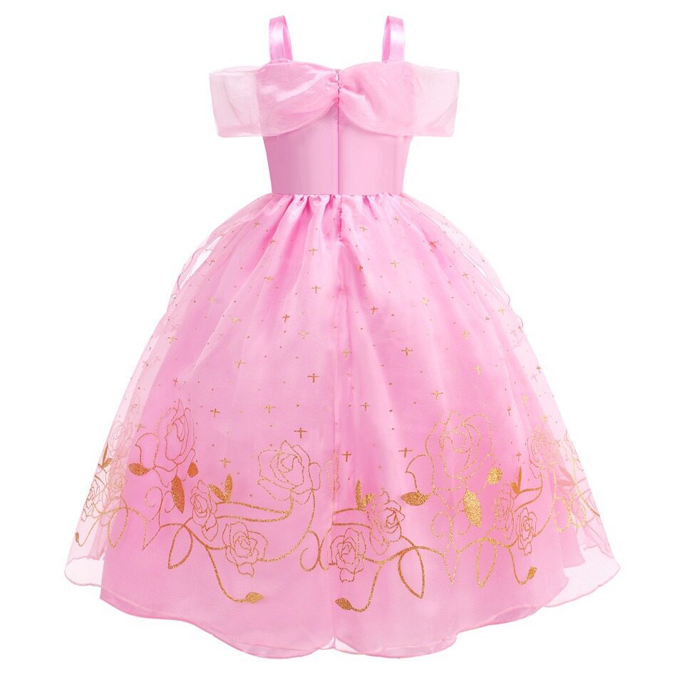 Girls Pink Princess Dress Off  - Cosplay Prop Bow ulasan dan harga